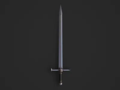 Sword 8  Low-poly 3D model