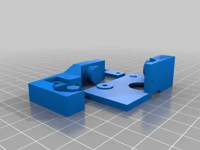 Yet another spring loaded extruder Free 3D print model