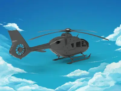 Airbus Helicopters H135 3D model purchase