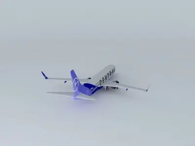 Central Airlines Boeing 737-839B Interior Free 3D model