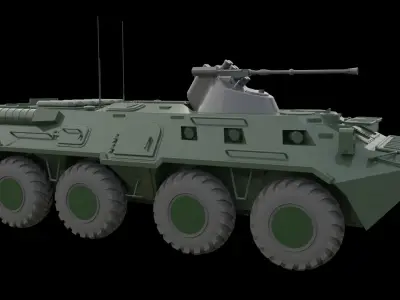 BTR-80 3D model purchase