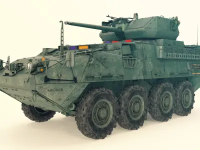 Stryker Dragoon M1296 3D model purchase