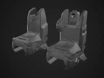 Magpul Sights Game Ready Low-poly 3D model
