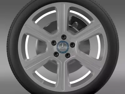 Mercedes Benz C 300 Exclusive line wheel 3D model