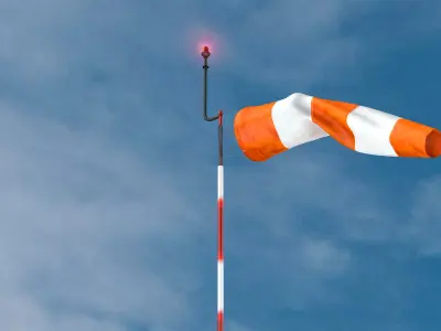 Airport Windsock 3D model