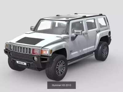 Legendary Low-Poly Off-Road Vehicle Pack