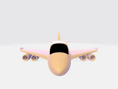 Plane for tourist 3D model