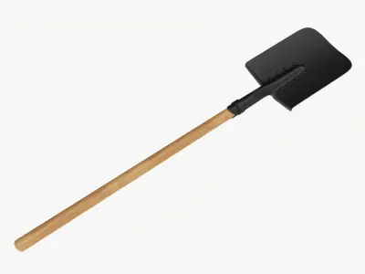 Shovel gardening 03 3D model