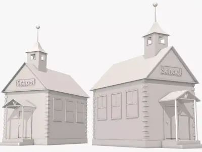 School House 3D model