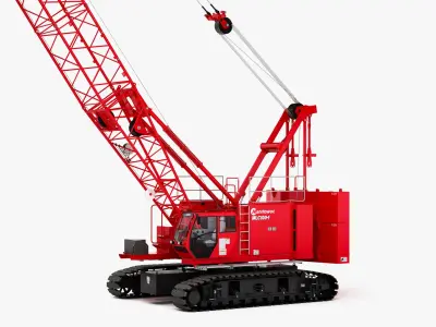Manitowoc MLC100-1 Crawler Crane 3D model
