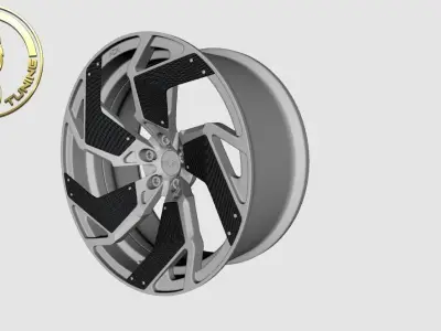 wheel PUR RS05 Free 3D model