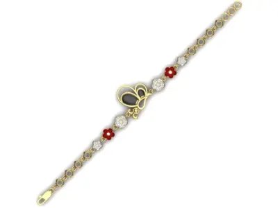 Stylish antique bracelet  3D print model buy