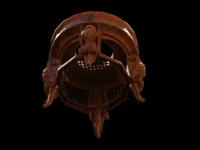 Antique  table  Low-poly 3D model