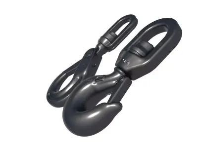 Locking Hook - Detachable Swivel Hooks Snap Hook 3D print model purchase