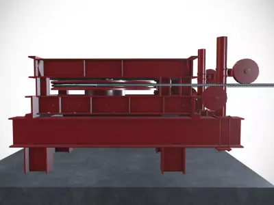 Wire Pulling Machine 3D model