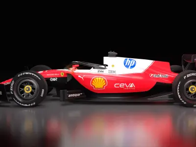 2026 Ferrari Showcar F1 plus Photoshop files 3D model