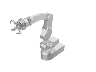 Robot arm Low-poly 3D model