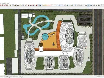 Sketchup Kindergarten B10 3D model