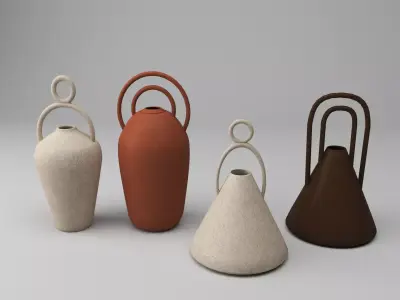 Decorative vases Free 3D model purchase