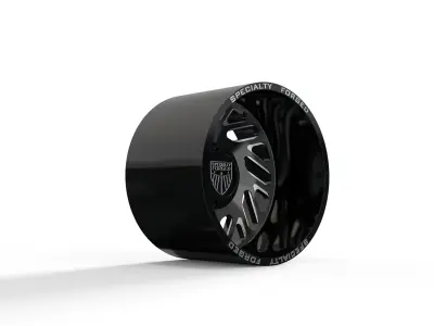 REAR SPECIALITY FORGED D015 WHEEL 3D MODEL 3D model