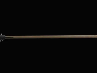Spike Club low poly Low-poly 3D model