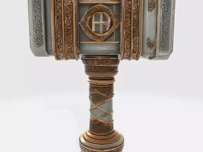 War Hammer 6 Low-poly 3D model