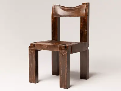 Pierre Chapo S11 Chair 3D model