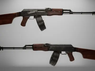 High Poly RPK model for photorealistic rendering 3D model