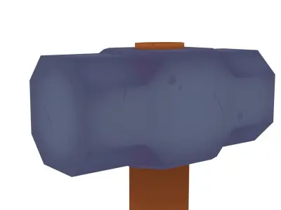 Sledgehammer - Hand Painted 3D model