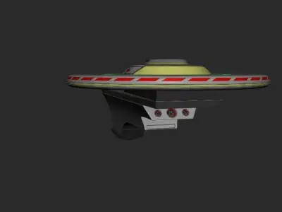 Spaceship star trek ship 3D model