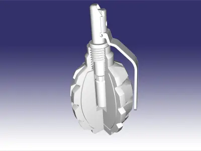  F-1 in the cut 3D print model