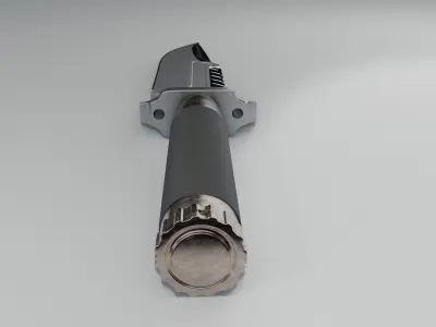 Marfione Interceptor Combat Knife Low-poly 3D model