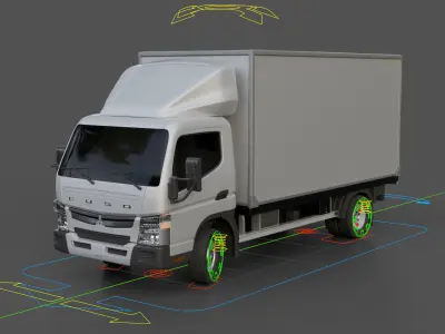 Mitsubishi Fuso Canter 515 3D model