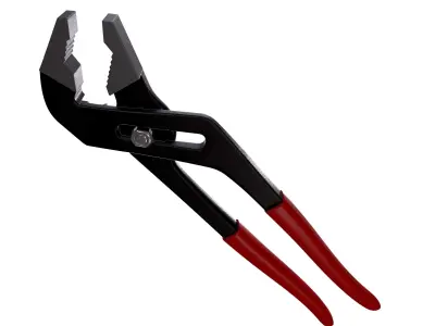 Groove Joint Water Pump Pliers 3D model