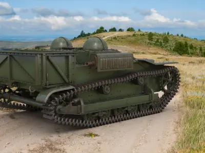 UE Tractor Mental Ray 3D model