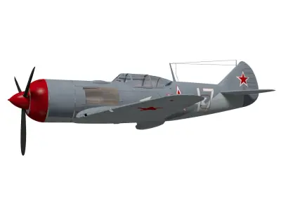Lavochkin La-7 3D model purchase