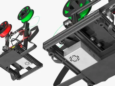 Dual Color 3D Printer 3D model