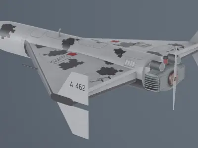 HESA Shahed 136 Low-poly 3D model