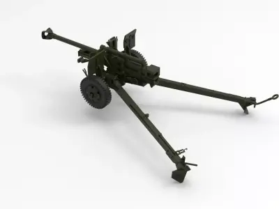 Feldhaubitze howitzer 3D model