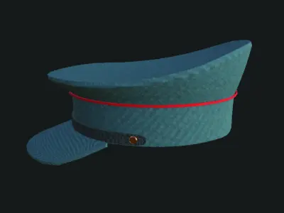 Army Service Cap 3D model