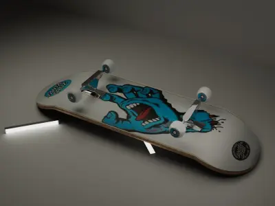 Santa Cruz Skate Board 3D model