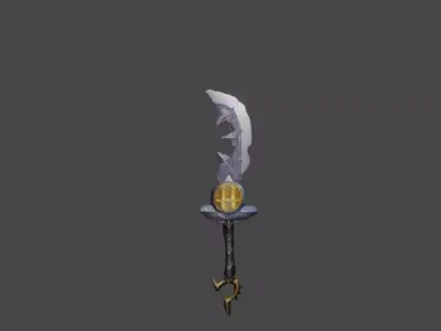 Zeloeman Sword A 24 Low-poly 3D model