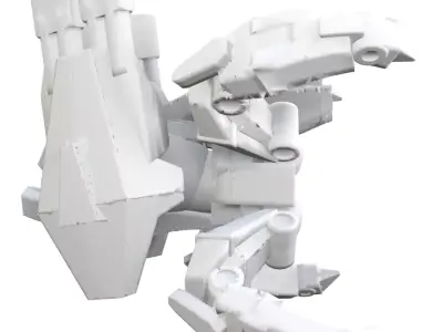 Protoss Immortal 3D print model