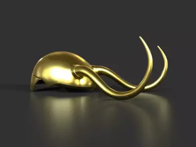 Classic Loki Helmet - Loki Series 2021 3D model