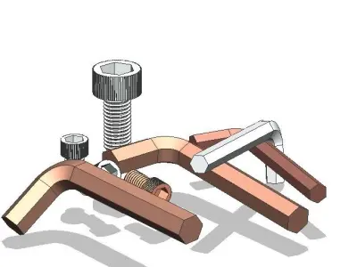 Allen keys Free 3D model