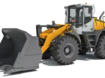 Wheel loader 3D model by 3D-Horse - Textured