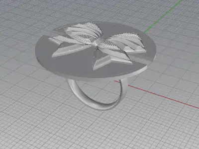 3d model bow ring design 3D model
