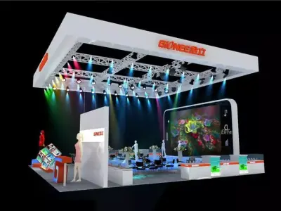 Exhibition - Area -10X10-3DMAX2009-050 3D model