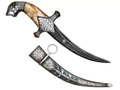 Dagger 3D model 4