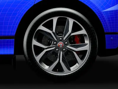 Jaguar I Pace EV400 ADW HSE 2019 wheel 3D model